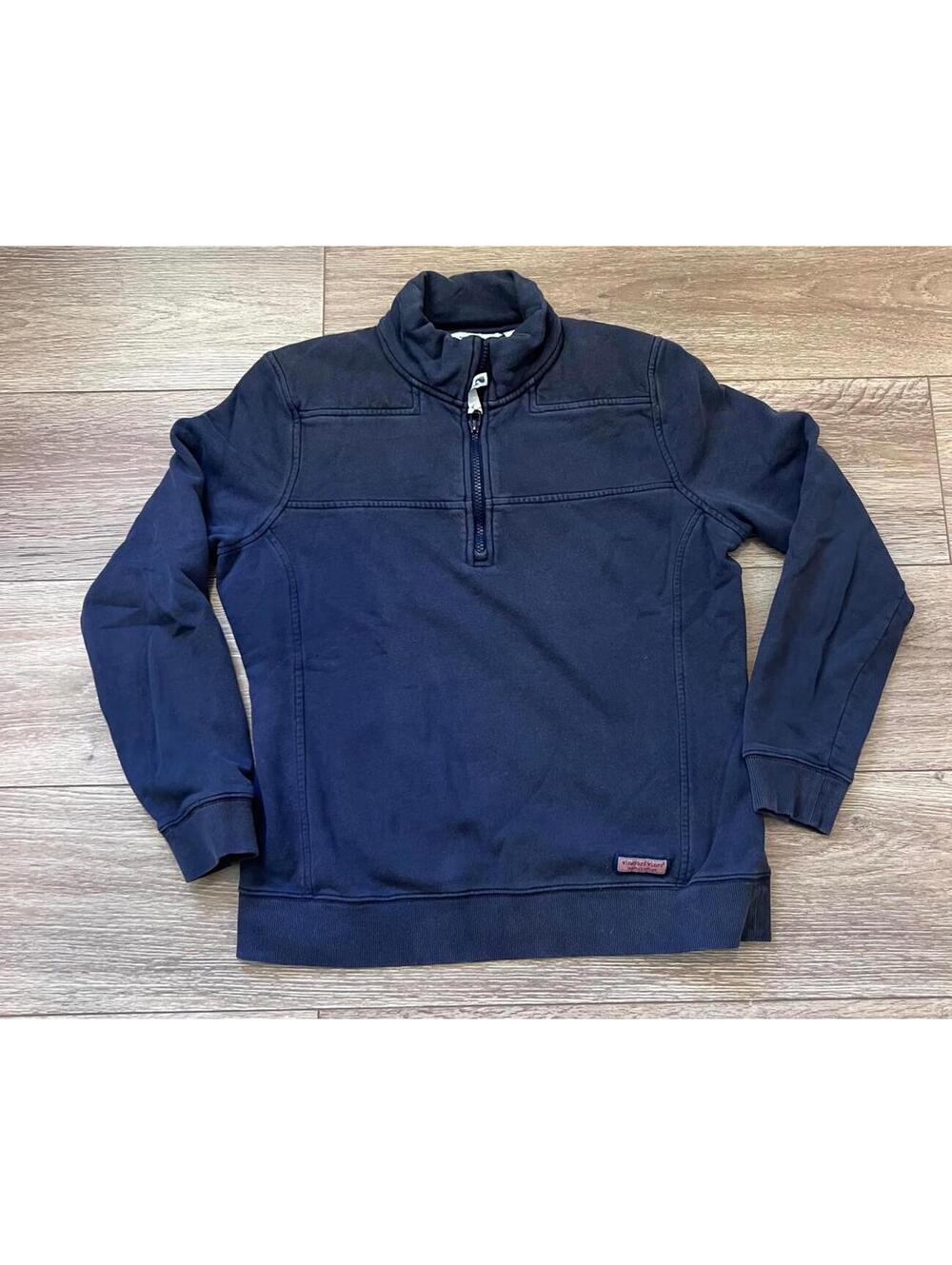 Vineyard Vines Women’s Navy Quarter-Zip Sweatshirt Medium